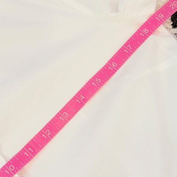 Hobbs London Womens 6 Small White Cotton Stretch Crisp Button Down Shirt Top - Picture 8 of 12